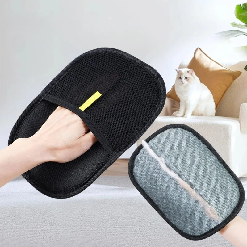 Removedor de pelo para mascotas portátil y lavable – Guantes para eliminar pelos de la ropa – Productos de limpieza para mascotas – Accesorios para mascotas.
