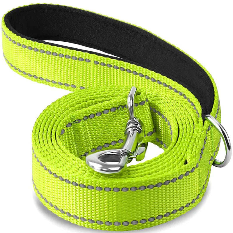 Correa reflectiva para perro – Arnés con collar, resistente y ajustable