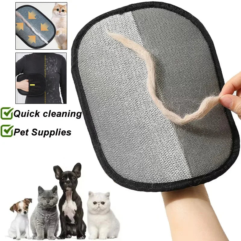 Removedor de pelo para mascotas portátil y lavable – Guantes para eliminar pelos de la ropa – Productos de limpieza para mascotas – Accesorios para mascotas.