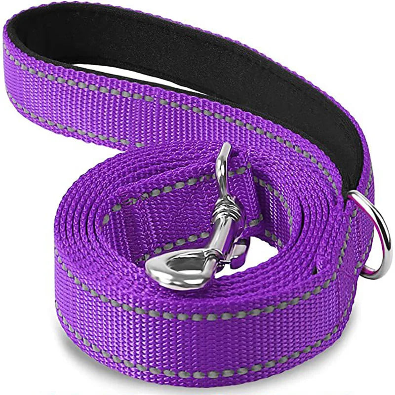 Correa reflectiva para perro – Arnés con collar, resistente y ajustable