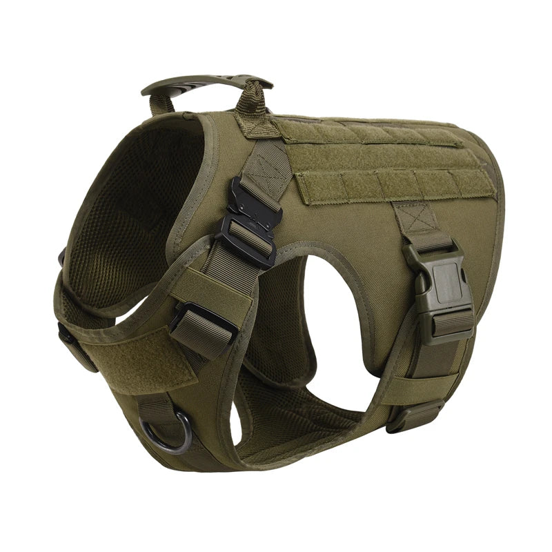 Arnés táctico militar para perros grandes – Set de entrenamiento con correa