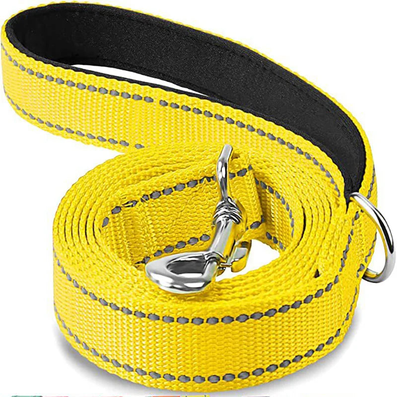 Correa reflectiva para perro – Arnés con collar, resistente y ajustable