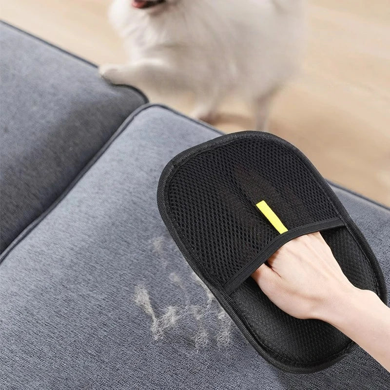 Removedor de pelo para mascotas portátil y lavable – Guantes para eliminar pelos de la ropa – Productos de limpieza para mascotas – Accesorios para mascotas.
