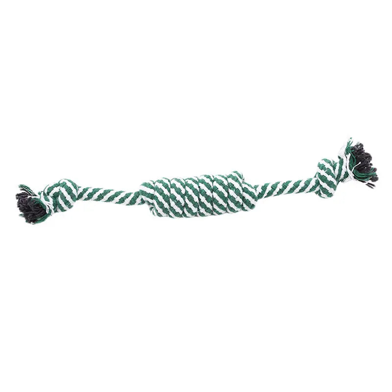 Dog Chewing Toys Puppy Colorful Cotton Knot Toy Juguetes Para Perro Durable Braided Bone Rope Funny Tool Игрушки Для Собак