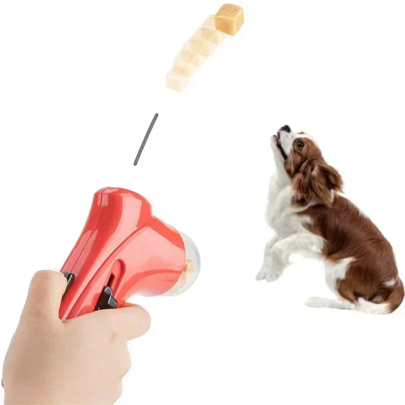 Dog Snack Catapult Launcher Portable Interactive Pet Toys Dispenser Launcher Puppy Snack Feeder Food Pet Supplies Products