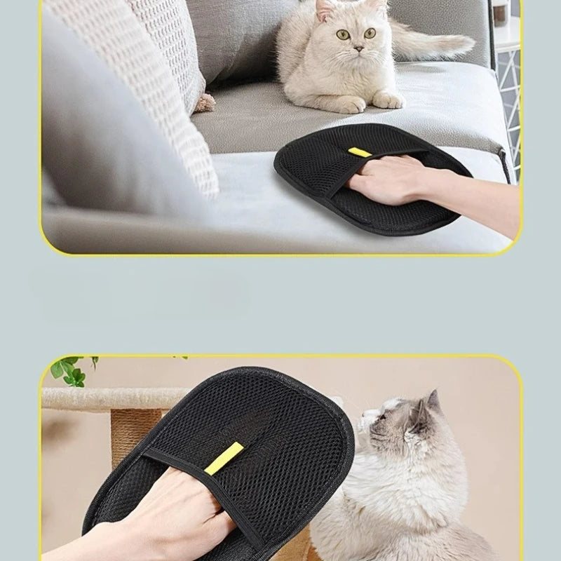 Removedor de pelo para mascotas portátil y lavable – Guantes para eliminar pelos de la ropa – Productos de limpieza para mascotas – Accesorios para mascotas.