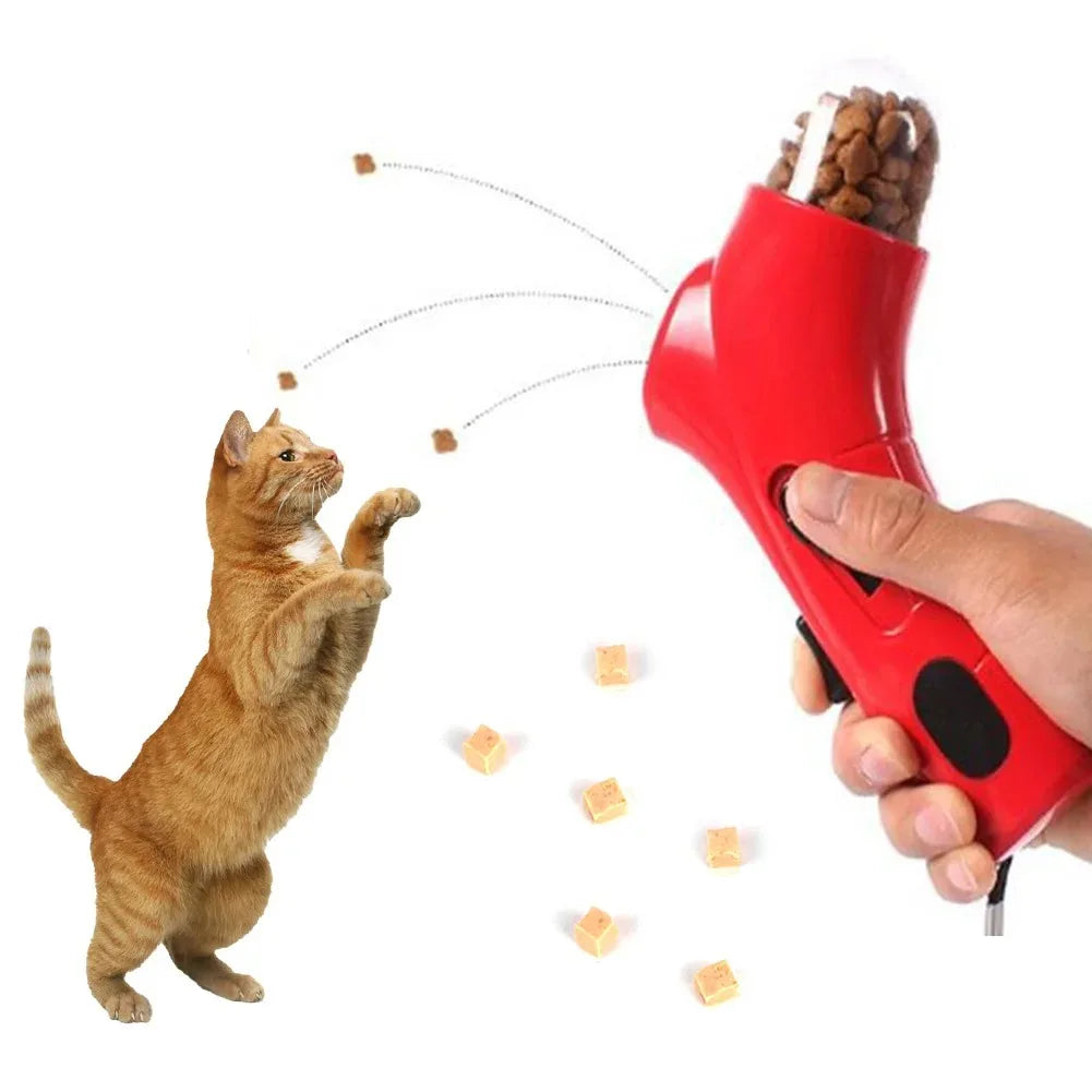 Dog Snack Catapult Launcher Portable Interactive Pet Toys Dispenser Launcher Puppy Snack Feeder Food Pet Supplies Products
