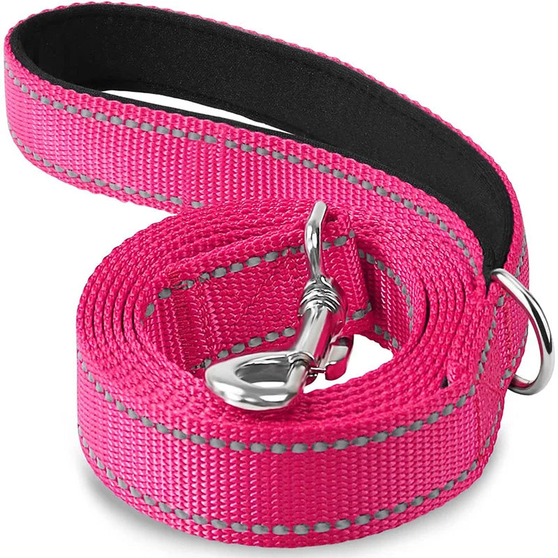 Correa reflectiva para perro – Arnés con collar, resistente y ajustable