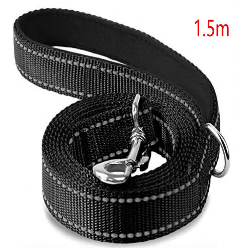 Correa reflectiva para perro – Arnés con collar, resistente y ajustable